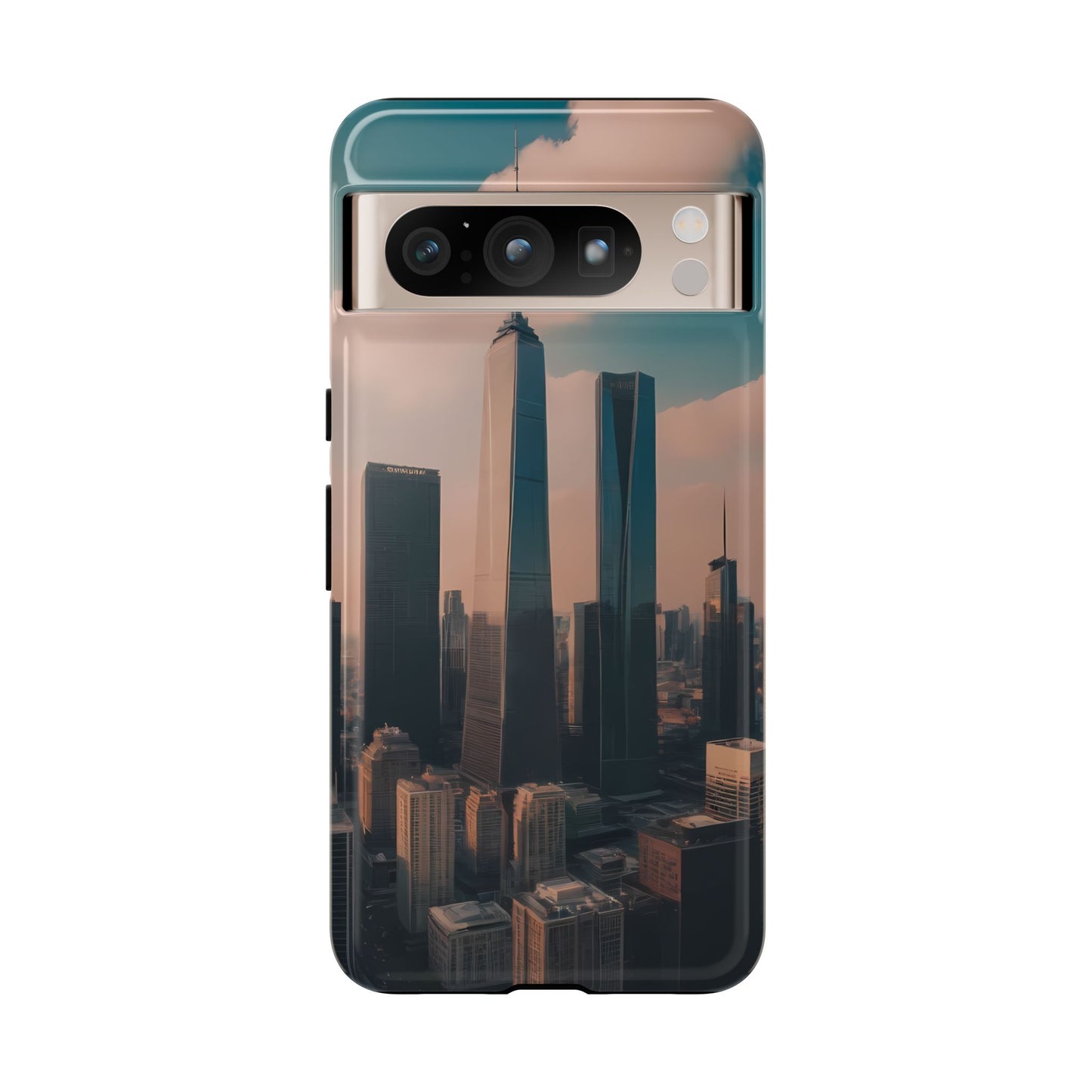 City Skylines Phone Case for Google Pixel 8 Pro, Pixel 8, Pixel 7, Pixel 6 Pro, Pixel 6, Pixel 5 5G - Designed by Thalia