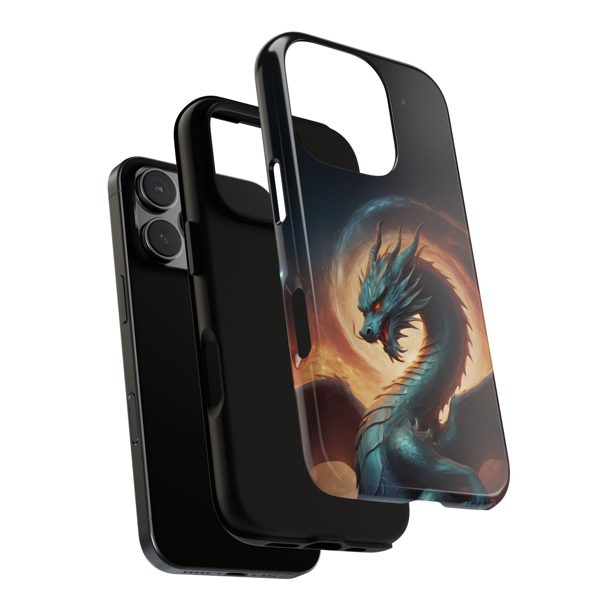 Chinese Zodiac Dragon Phone Case for iPhone 8–16 Pro Max, Pixel 5–8 Pro, Galaxy S10–S24 Ultra - Designed by Thalia