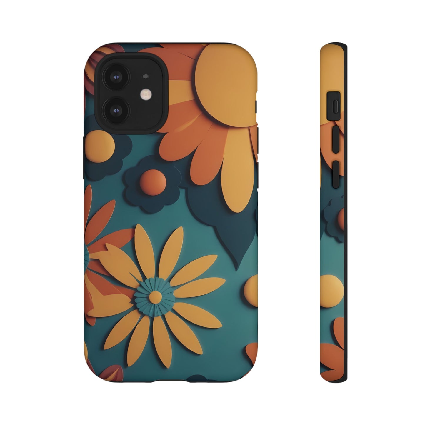 70s Retro Phone Case for iPhone 8–16 Pro Max, Pixel 5–8 Pro, Galaxy S10–S24 Ultra - Designed by Thalia