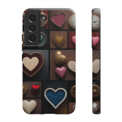 Love Button Phone Case for iPhone 8–16 Pro Max, Pixel 5–8 Pro, Galaxy S10–S24 Ultra - Designed by Thalia