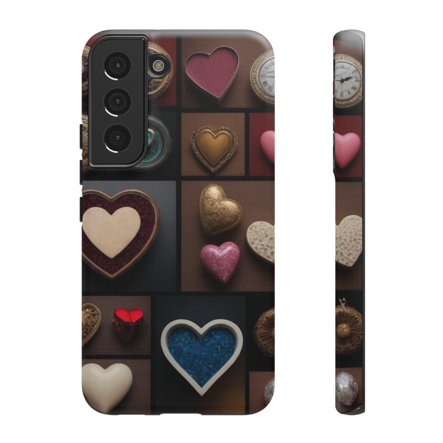 Love Button Custom Phone Case for Samsung Galaxy S10–S10 Plus, S20–S20 Ultra, S21, S22, S23, S24 Ultra - Designed by Thalia