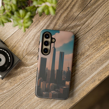 City Skylines Custom Phone Case for Samsung Galaxy S10–S10 Plus, S20–S20 Ultra, S21, S22, S23, S24 Ultra - Designed by Thalia