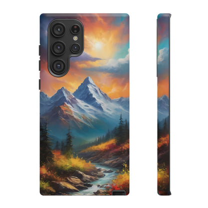 Mystic Mountains Phone Case for iPhone 8–16 Pro Max, Pixel 5–8 Pro, Galaxy S10–S24 Ultra - Designed by Thalia