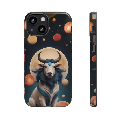 Chinese Zodiac Ox Phone Case for iPhone 8–16 Pro Max, iPhone 8 Plus–13 Mini, iPhone XS–XS Max, iPhone 11–14 Pro Max - Designed by Thalia