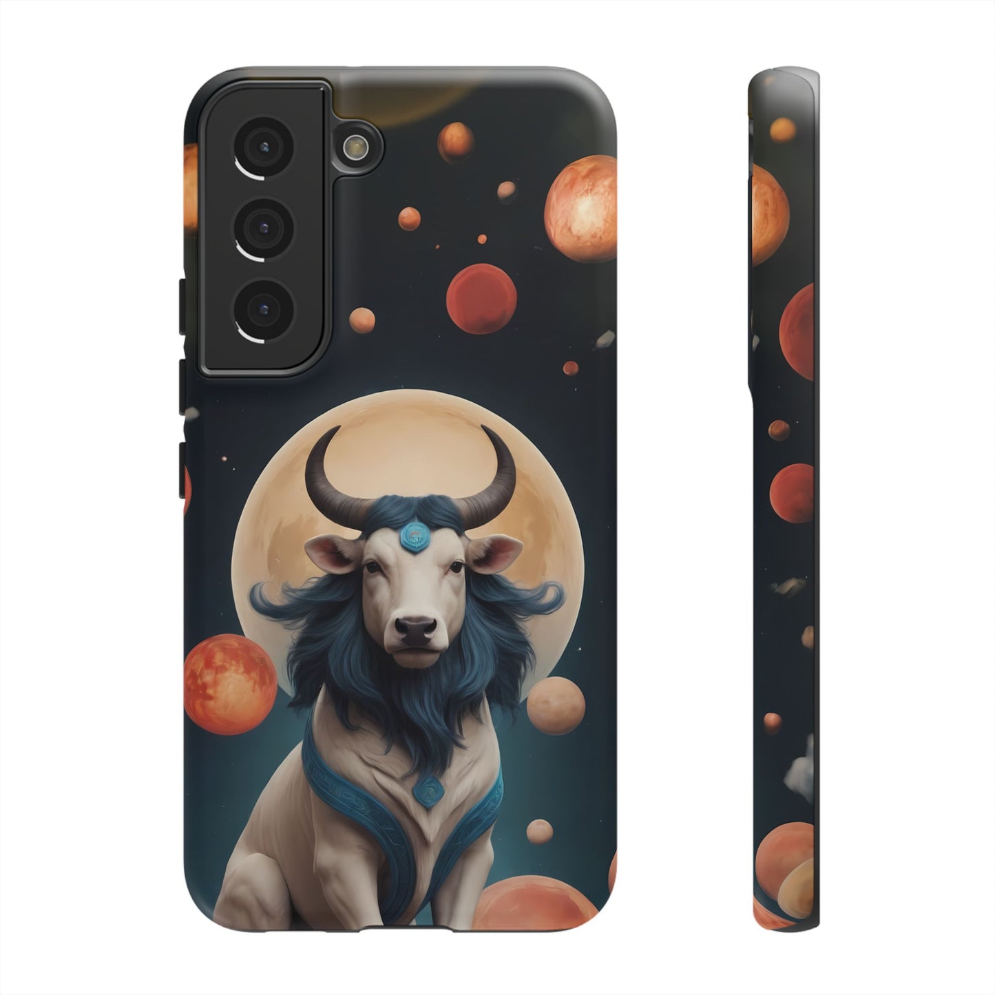 Chinese Zodiac Ox Custom Phone Case for Samsung Galaxy S10–S24 - Designed by Thalia