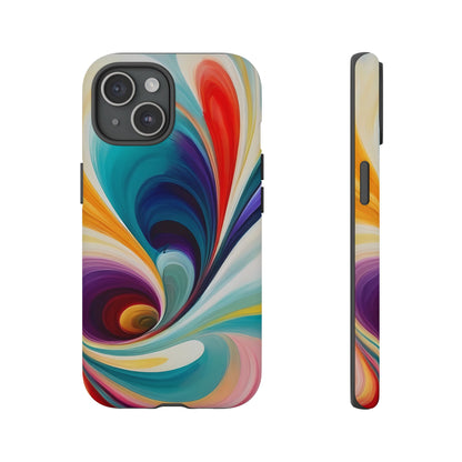 Abstract Elegance Phone Case for iPhone 8–16 Pro Max, Pixel 5–8 Pro, Galaxy S10–S24 Ultra - Designed by Thalia