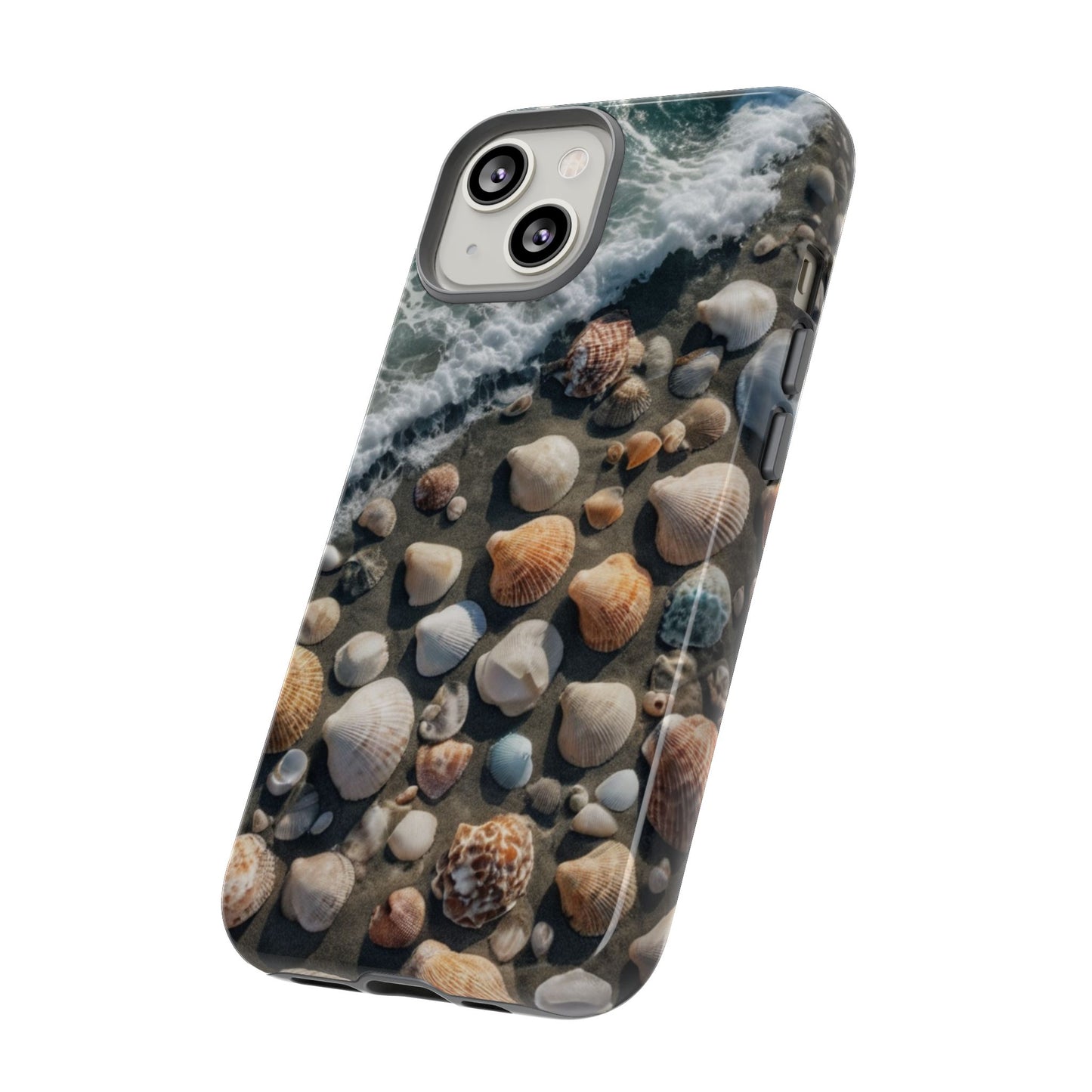 She Sells Sea Shells Phone Case for iPhone 8–16 Pro Max, Pixel 5–8 Pro, Galaxy S10–S24 Ultra - Designed by Thalia