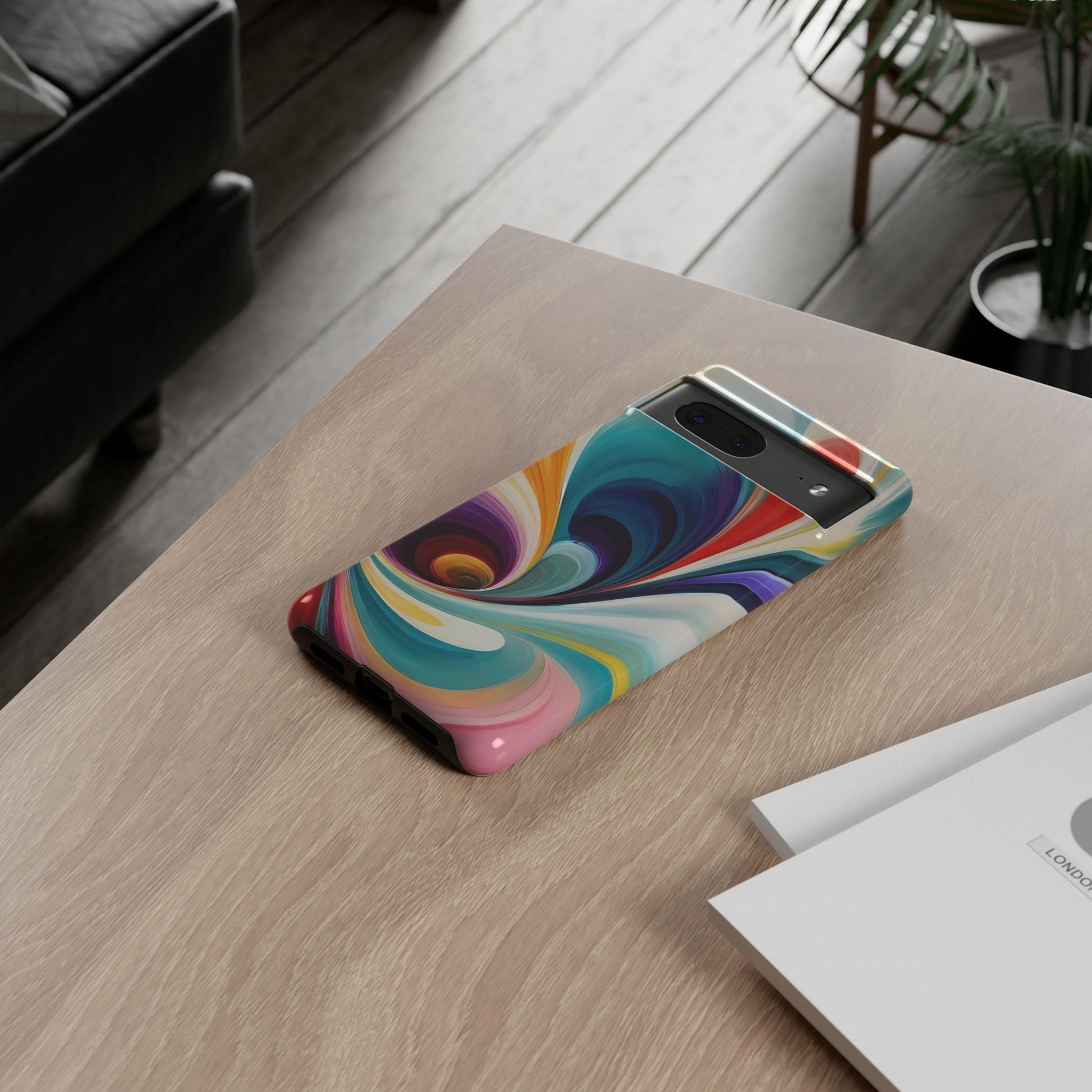 Abstract Elegance Custom Phone Case for Google Pixel 8 Pro, Pixel 8, Pixel 7, Pixel 6 Pro, Pixel 6, Pixel 5 5G - Designed by Thalia