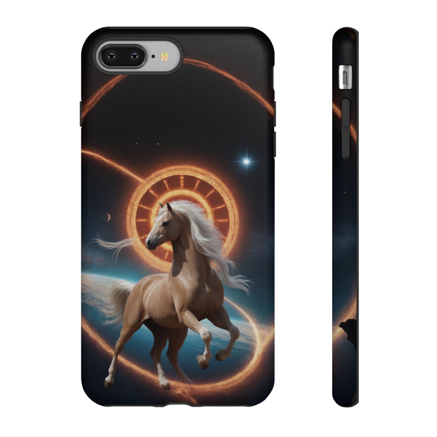 Chinese Zodiac Horse Custom Phone Case for iPhone 8–16 Pro Max, Pixel 5–8 Pro, Galaxy S10–S24 Ultra - Designed by Thalia