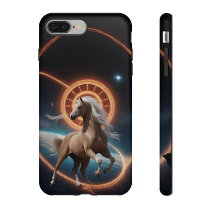 Chinese Zodiac Horse Custom Phone Case for iPhone 8–16 Pro Max, Pixel 5–8 Pro, Galaxy S10–S24 Ultra - Designed by Thalia