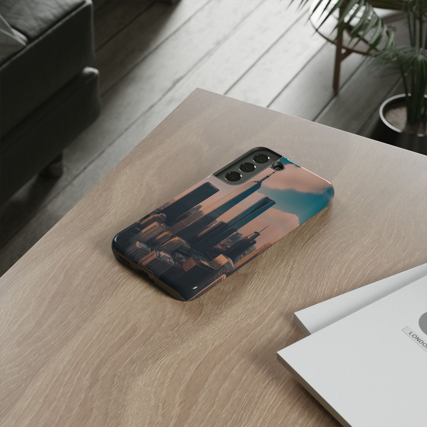 City Skylines Custom Phone Case for Samsung Galaxy S10–S10 Plus, S20–S20 Ultra, S21, S22, S23, S24 Ultra - Designed by Thalia