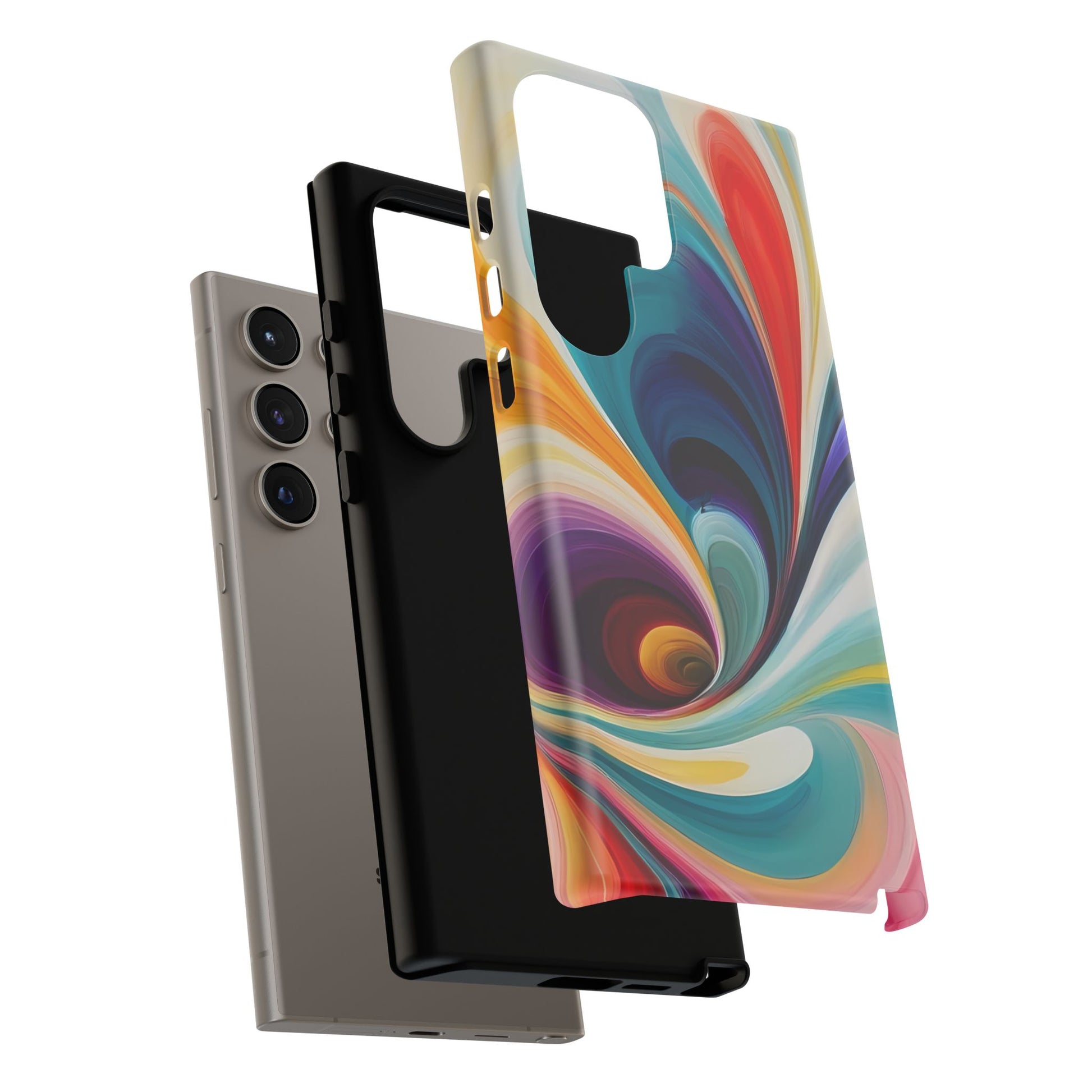 Abstract Elegance Phone Case for iPhone 8–16 Pro Max, Pixel 5–8 Pro, Galaxy S10–S24 Ultra - Designed by Thalia