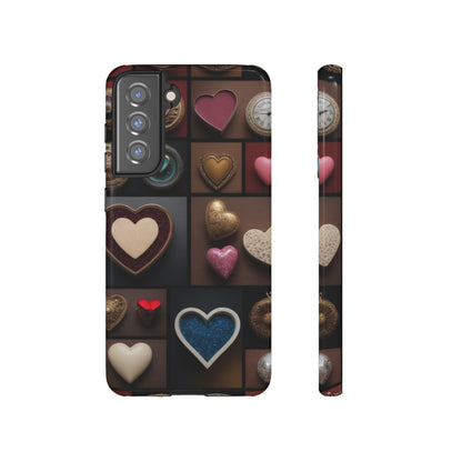 Love Button Custom Phone Case for Samsung Galaxy S10–S10 Plus, S20–S20 Ultra, S21, S22, S23, S24 Ultra - Designed by Thalia