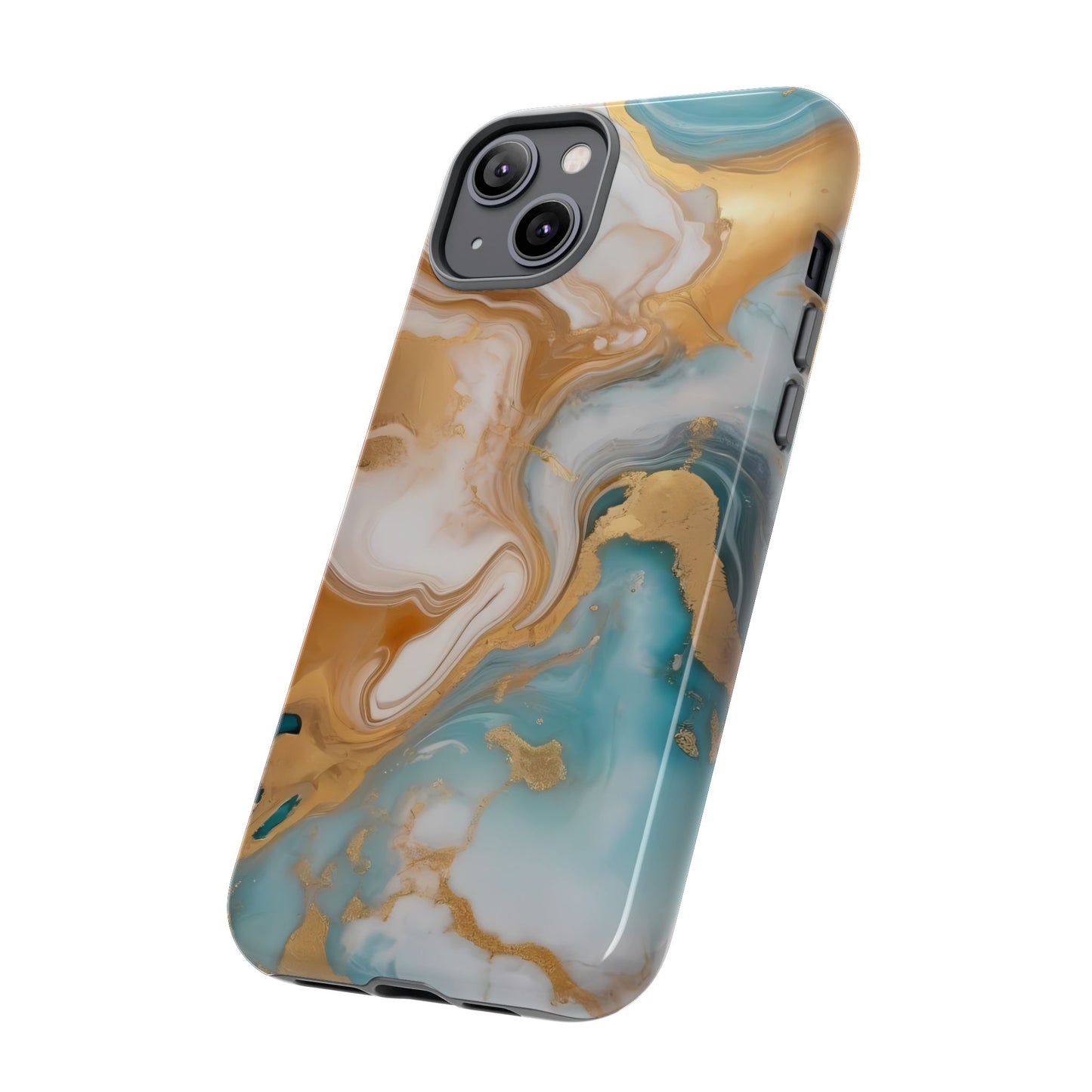 Marble Hues Phone Case for iPhone 8–16 Pro Max, Pixel 5–8 Pro, Galaxy S10–S24 Ultra - Designed by Thalia