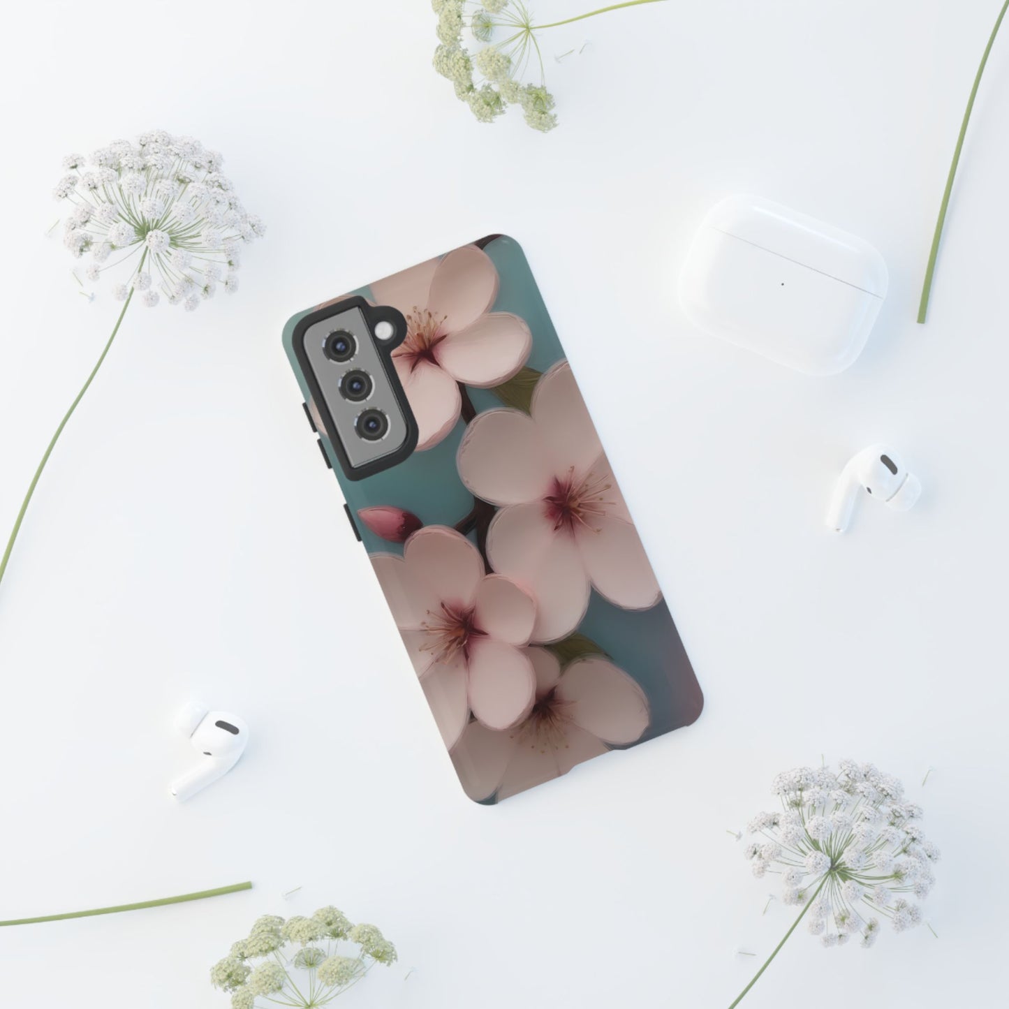 Cherry Blossom Phone Case for Samsung Galaxy S10–S24 - Designed by Thalia