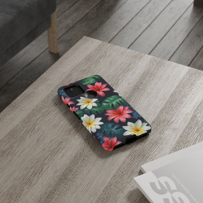 Hawaiian Flowers Phone Case for Google Pixel 8 Pro, Pixel 8, Pixel 7, Pixel 6 Pro, Pixel 6, Pixel 5 5G - Designed by Thalia