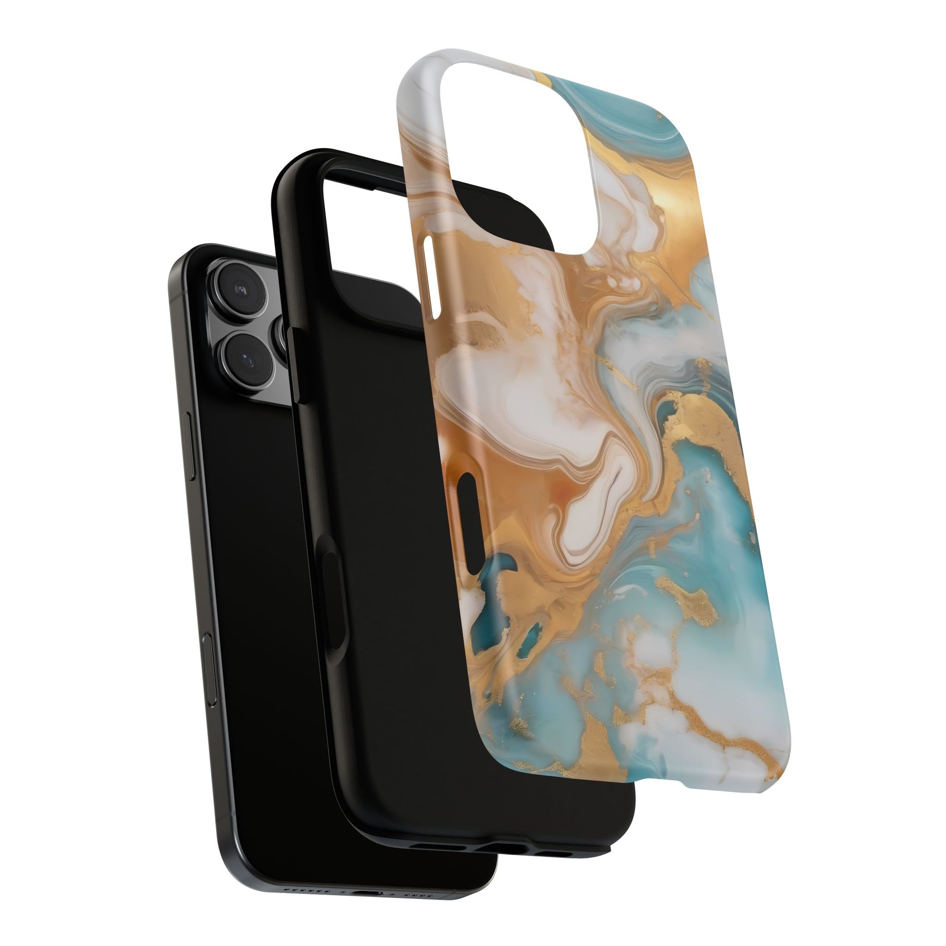 Marble Hues Phone Case for iPhone 8–16 Pro Max, Pixel 5–8 Pro, Galaxy S10–S24 Ultra - Designed by Thalia