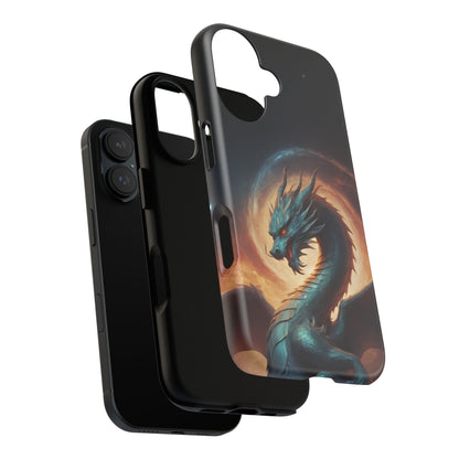 Chinese Zodiac Dragon Phone Case for iPhone 8–16 Pro Max, Pixel 5–8 Pro, Galaxy S10–S24 Ultra - Designed by Thalia