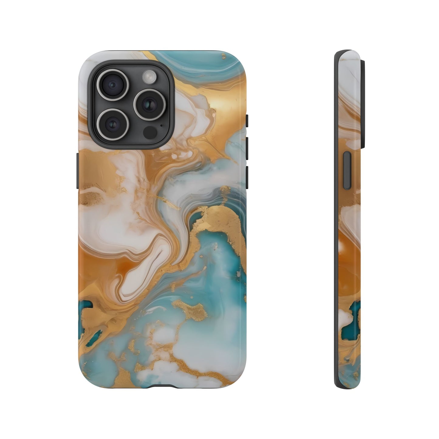 Marble Hues Phone Case for iPhone 8–16 Pro Max, Pixel 5–8 Pro, Galaxy S10–S24 Ultra - Designed by Thalia