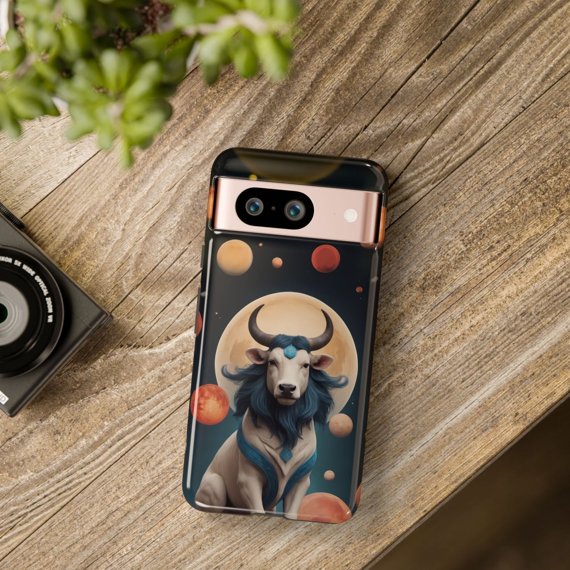 Chinese Zodiac Ox Phone Case for Google Pixel 8 Pro, Pixel 8, Pixel 7, Pixel 6 Pro, Pixel 6, Pixel 5 5G - Designed by Thalia