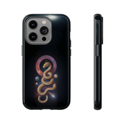 Chinese Zodiac Snake Custom Phone Case for iPhone 8–16 Pro Max, Pixel 5–8 Pro, Galaxy S10–S24 Ultra - Designed by Thalia