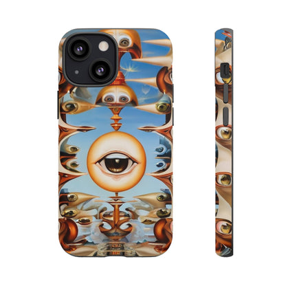 Surreal Suspect Phone Case for iPhone 8–16 Pro Max, Pixel 5–8 Pro, Galaxy S10–S24 Ultra - Designed by Thalia