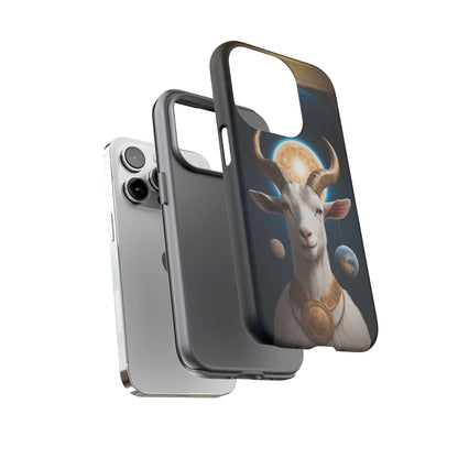 Chinese Zodiac Goat Phone Case for iPhone 8–16 Pro Max, iPhone 8 Plus–13 Mini, iPhone XS–XS Max, iPhone 11–14 Pro Max - Designed by Thalia