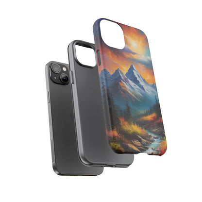 Mystic Mountains Phone Case for iPhone 8–16 Pro Max, Pixel 5–8 Pro, Galaxy S10–S24 Ultra - Designed by Thalia