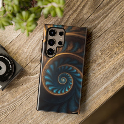 3D Fractal Custom Phone Case for Samsung Galaxy S10–S24 Ultra - Designed by Thalia