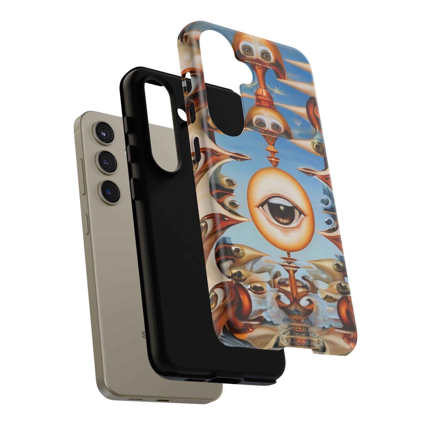 Surreal Suspect Custom Phone Case for Samsung Galaxy S10–S10 Plus, S20–S20 Ultra, S21, S22, S23, S24 Ultra - Designed by Thalia