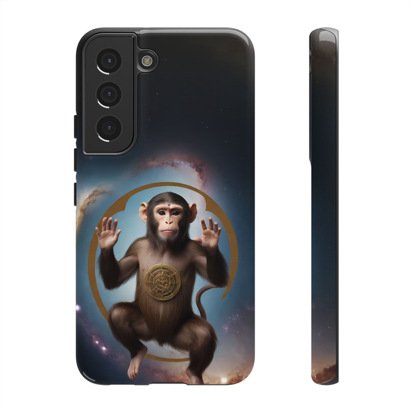 Chinese Zodiac Monkey Custom Phone Case for iPhone 8–16 Pro Max, Pixel 5–8 Pro, Galaxy S10–S24 Ultra - Designed by Thalia