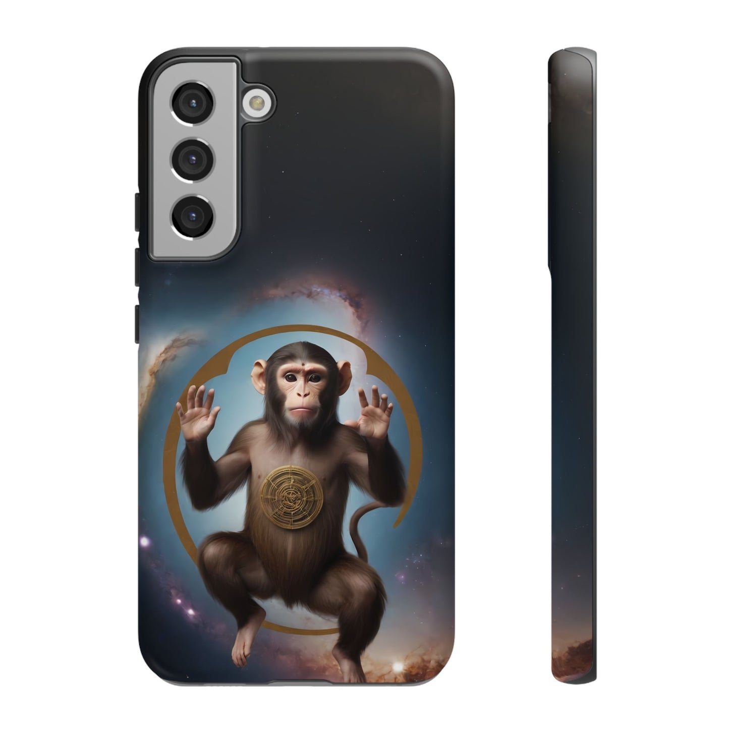 Chinese Zodiac Monkey Custom Phone Case for iPhone 8–16 Pro Max, Pixel 5–8 Pro, Galaxy S10–S24 Ultra - Designed by Thalia