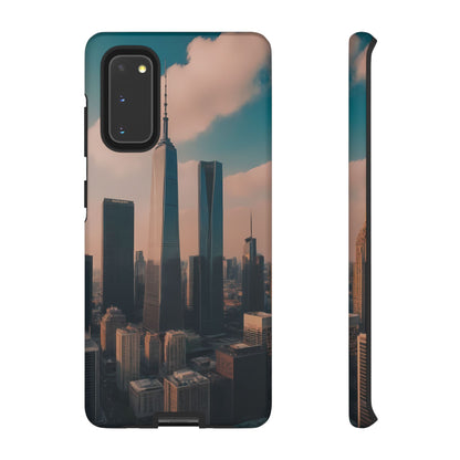 City Skylines Custom Phone Case for Samsung Galaxy S10–S10 Plus, S20–S20 Ultra, S21, S22, S23, S24 Ultra - Designed by Thalia