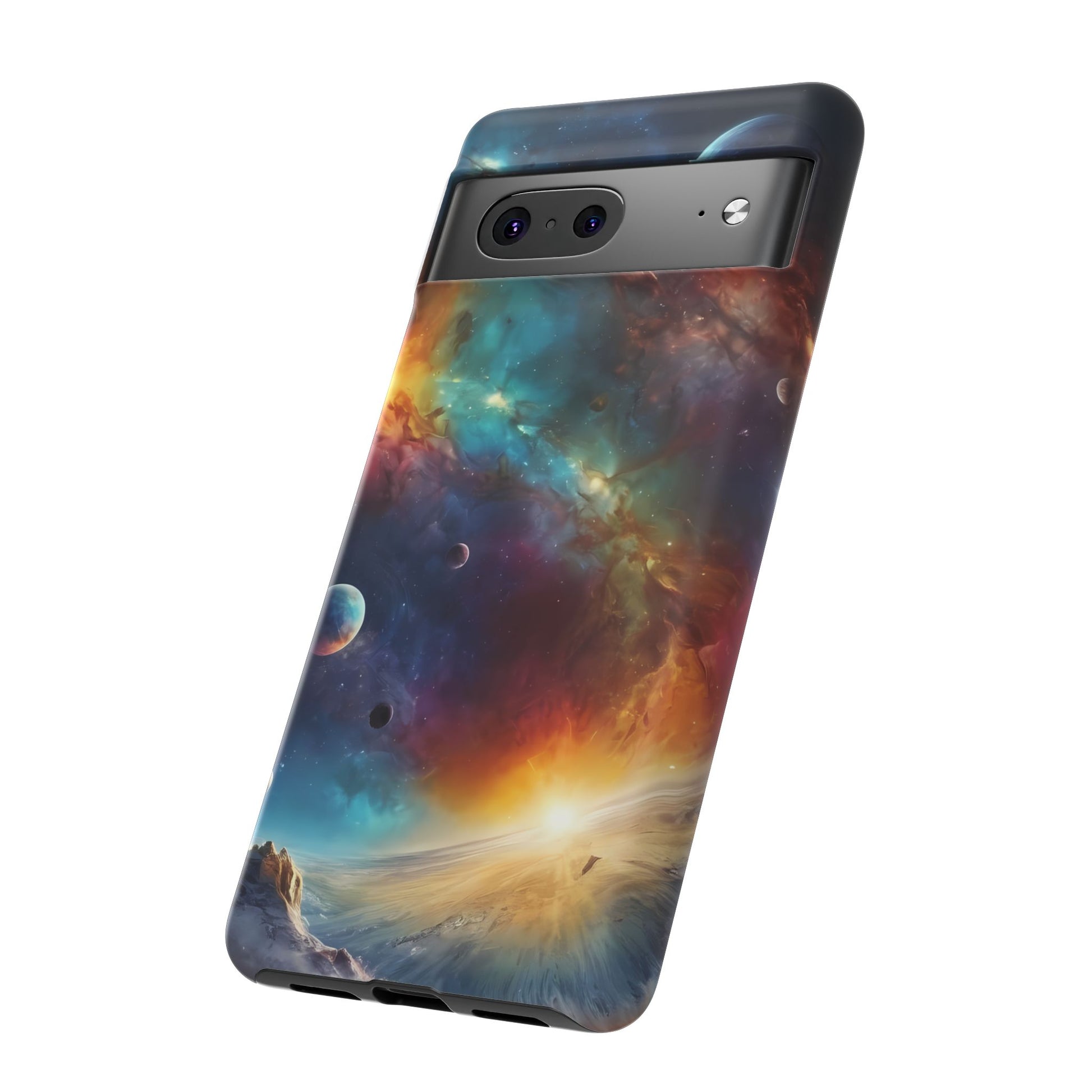 Cosmic Voyage Phone Case for iPhone 8–16 Pro Max, Pixel 5–8 Pro, Galaxy S10–S24 Ultra - Designed by Thalia