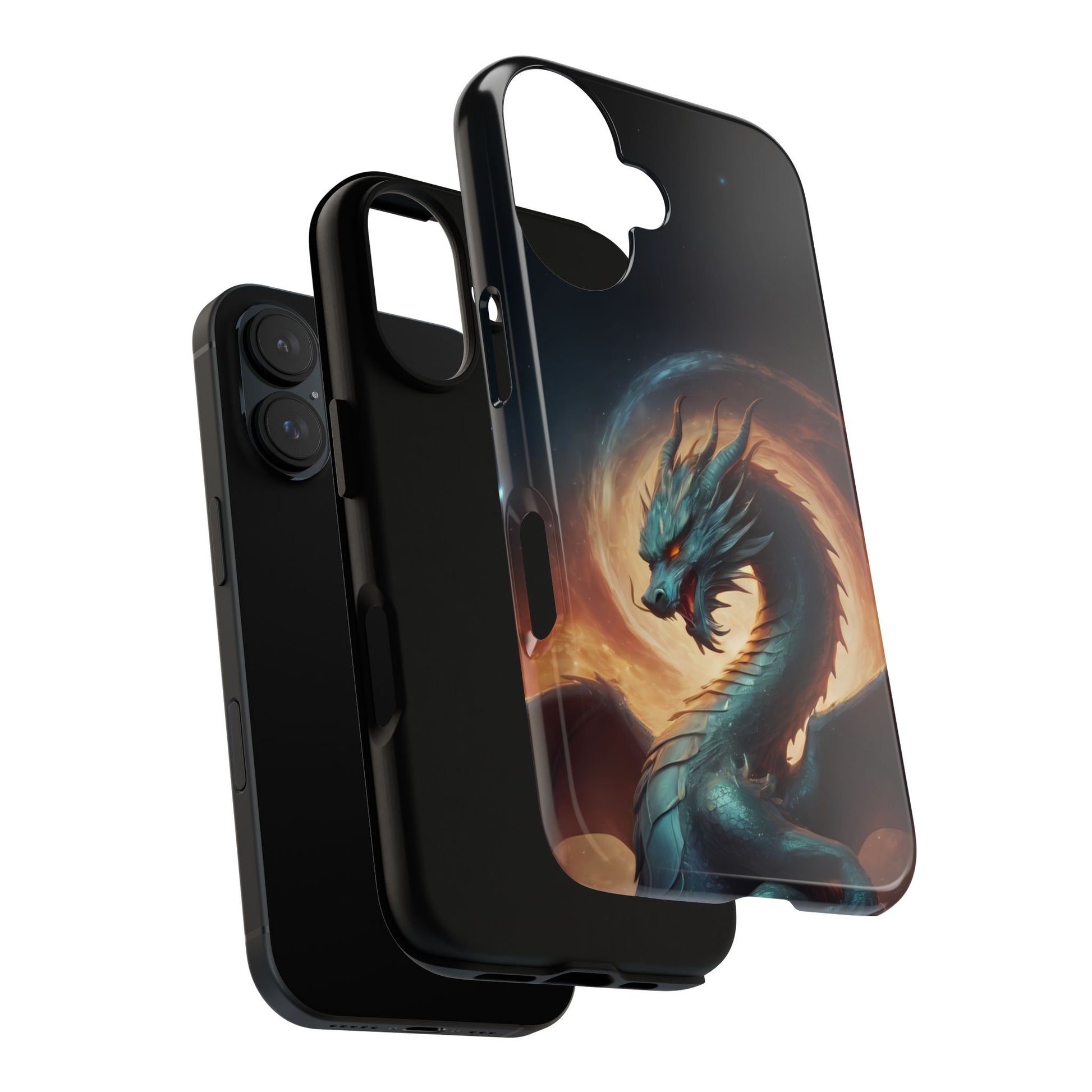 Chinese Zodiac Dragon Phone Case for iPhone 8–16 Pro Max, Pixel 5–8 Pro, Galaxy S10–S24 Ultra - Designed by Thalia