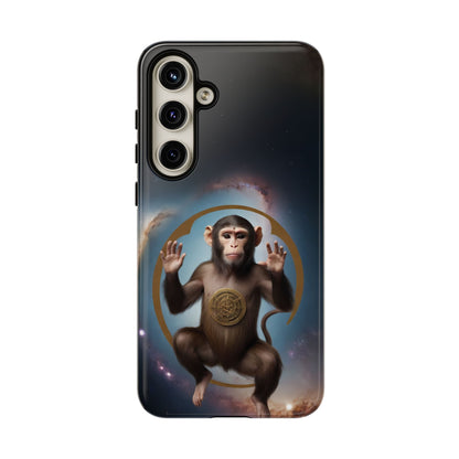 Chinese Zodiac Monkey Custom Phone Case for iPhone 8–16 Pro Max, Pixel 5–8 Pro, Galaxy S10–S24 Ultra - Designed by Thalia