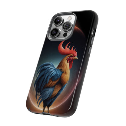 Chinese Zodiac Rooster Custom Phone Case for iPhone 8–16 Pro Max, Pixel 5–8 Pro, Galaxy S10–S24 Ultra - Designed by Thalia