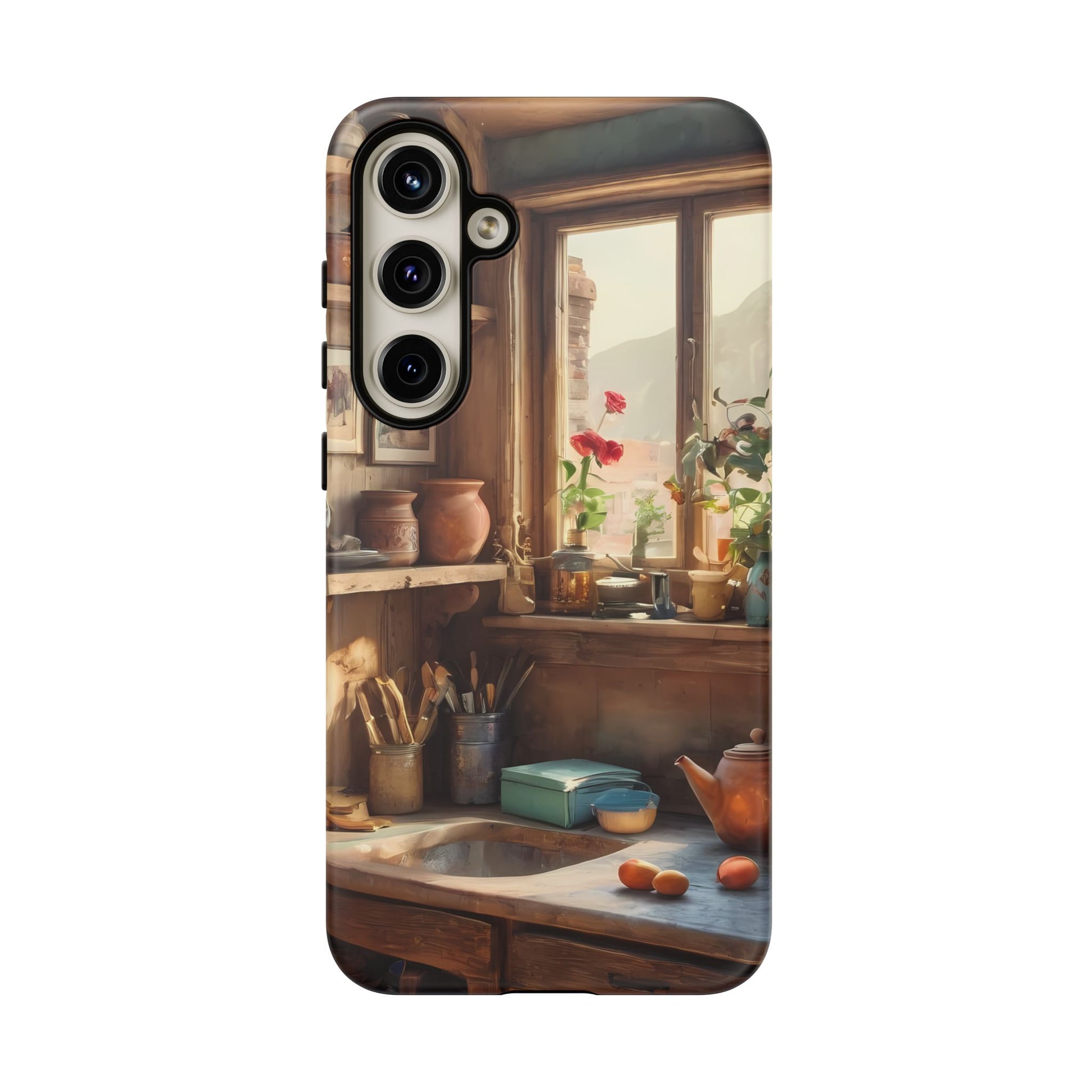 Vintage Vignettes Custom Phone Case for Samsung Galaxy S10–S10 Plus, S20–S20 Ultra, S21, S22, S23, S24 Ultra - Designed by Thalia