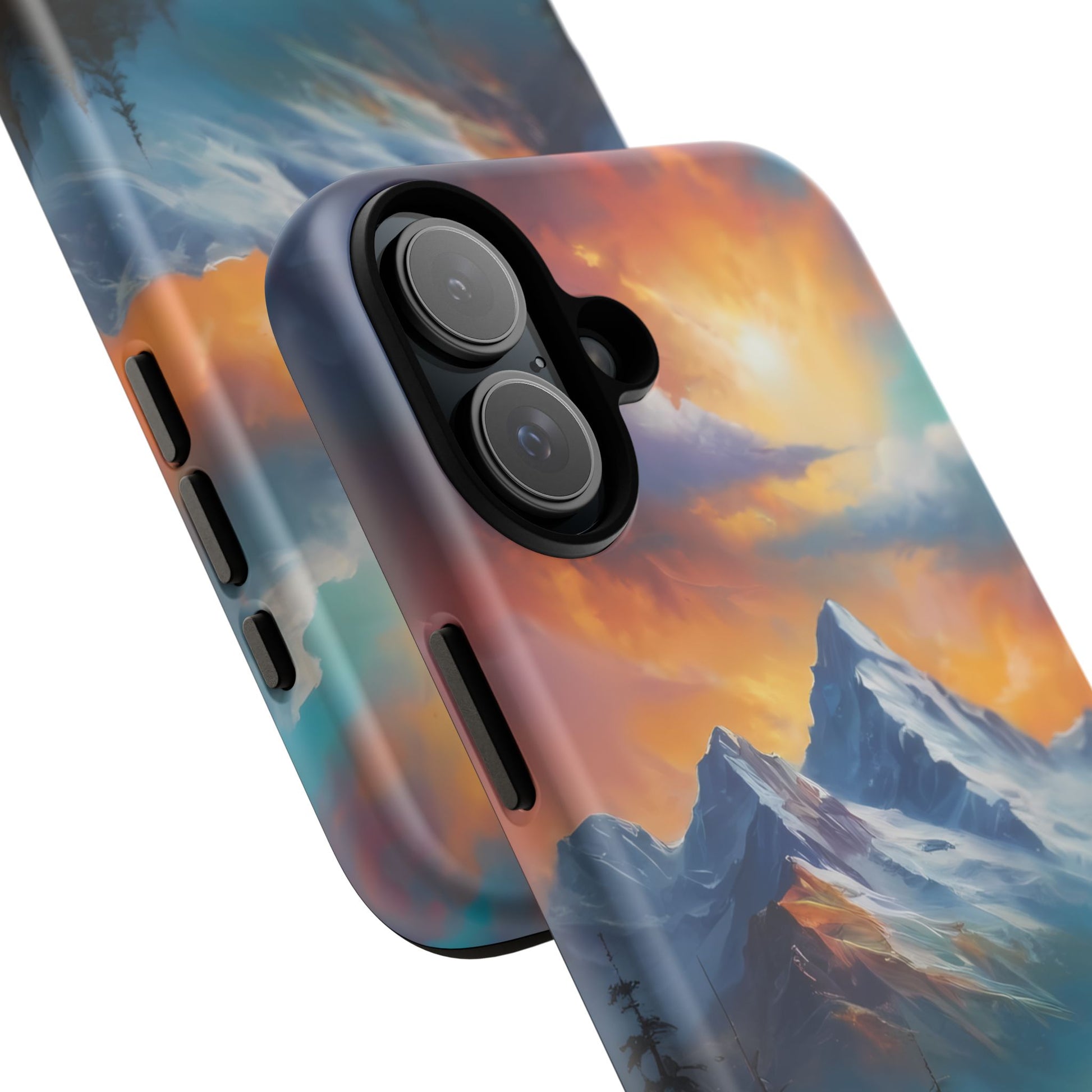 Mystic Mountains Phone Case for iPhone 8–16 Pro Max, Pixel 5–8 Pro, Galaxy S10–S24 Ultra - Designed by Thalia