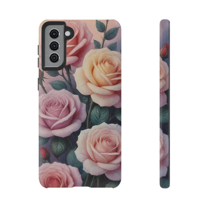 Roses Custom Phone Case for Samsung Galaxy S10–S10 Plus, S20–S20 Ultra, S21, S22, S23, S24 Ultra - Designed by Thalia