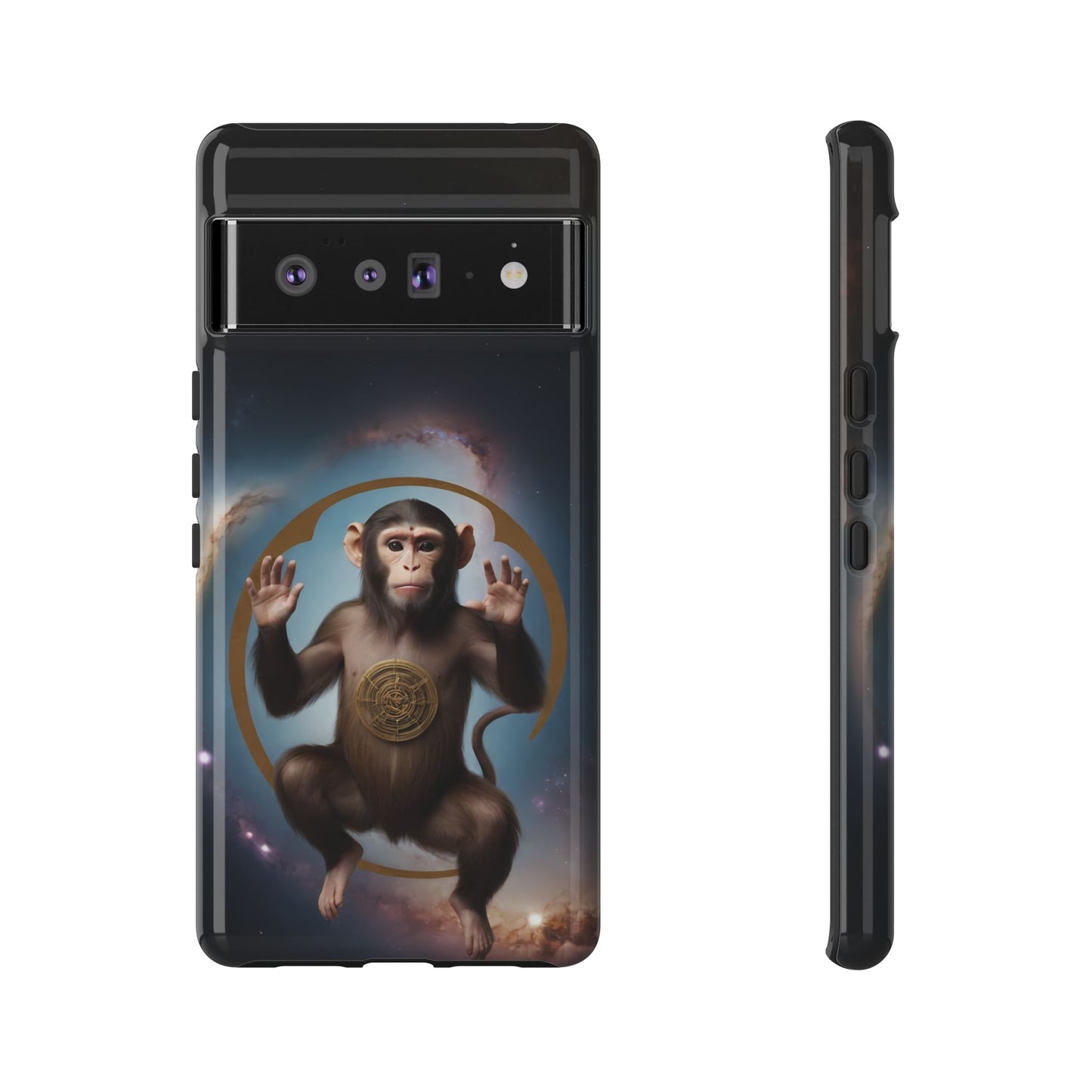 Chinese Zodiac Monkey Phone Case for Google Pixel 8 Pro, Pixel 8, Pixel 7, Pixel 6 Pro, Pixel 6, Pixel 5 5G - Designed by Thalia