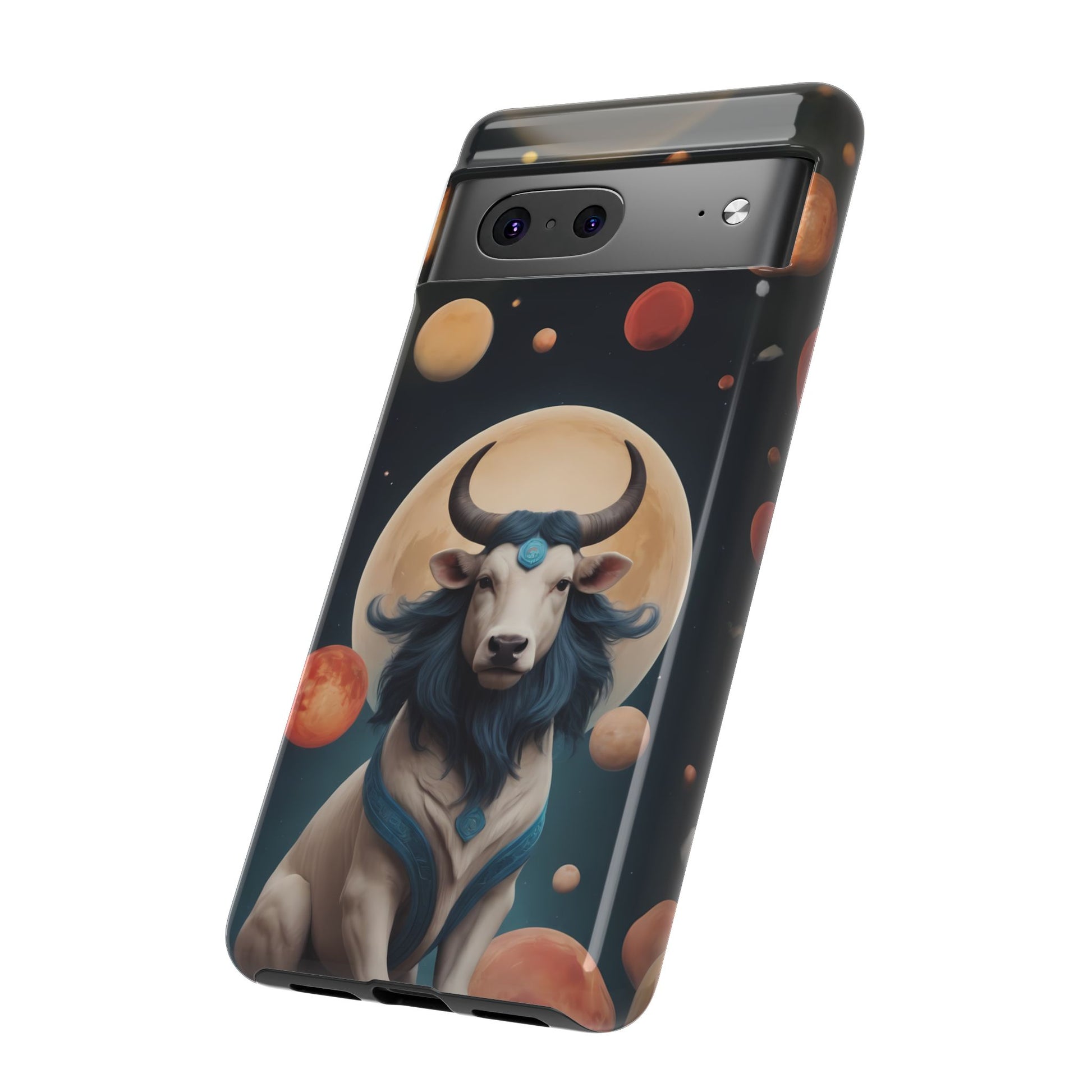 Chinese Zodiac Ox Phone Case for Google Pixel 8 Pro, Pixel 8, Pixel 7, Pixel 6 Pro, Pixel 6, Pixel 5 5G - Designed by Thalia