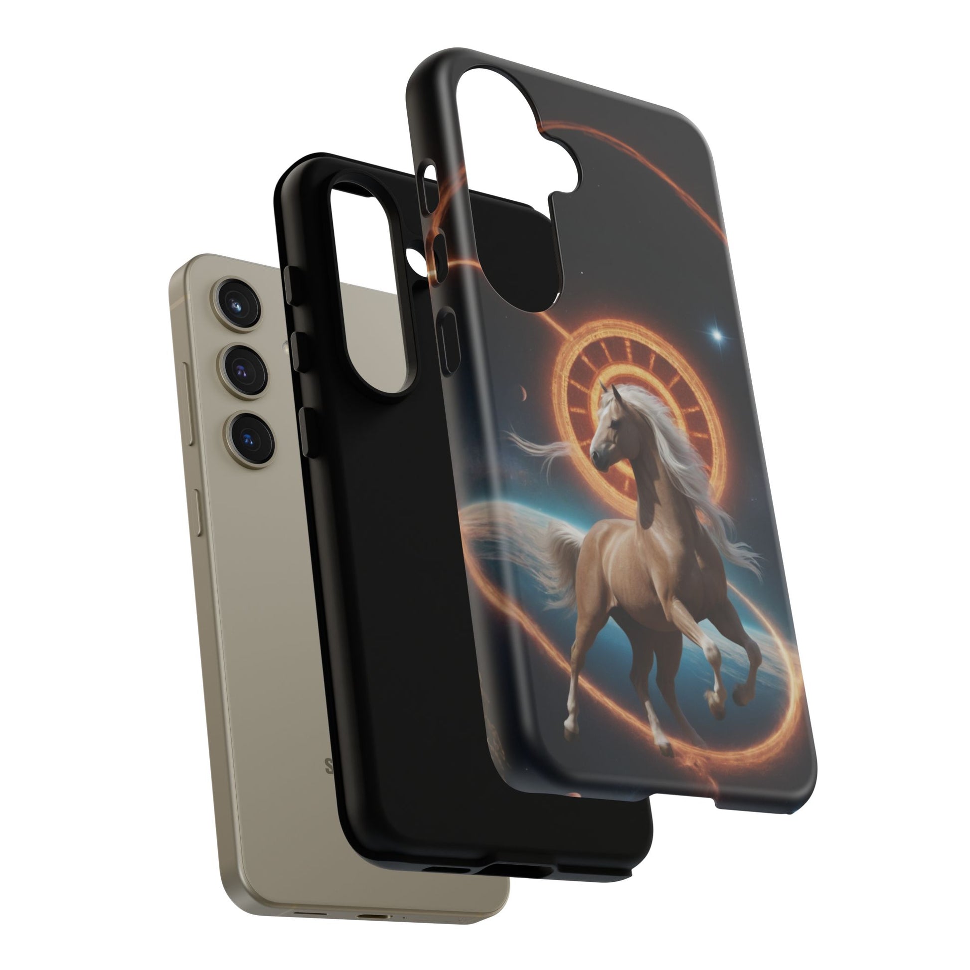 Chinese Zodiac Horse Phone Case for Samsung Galaxy S10–S24 - Designed by Thalia