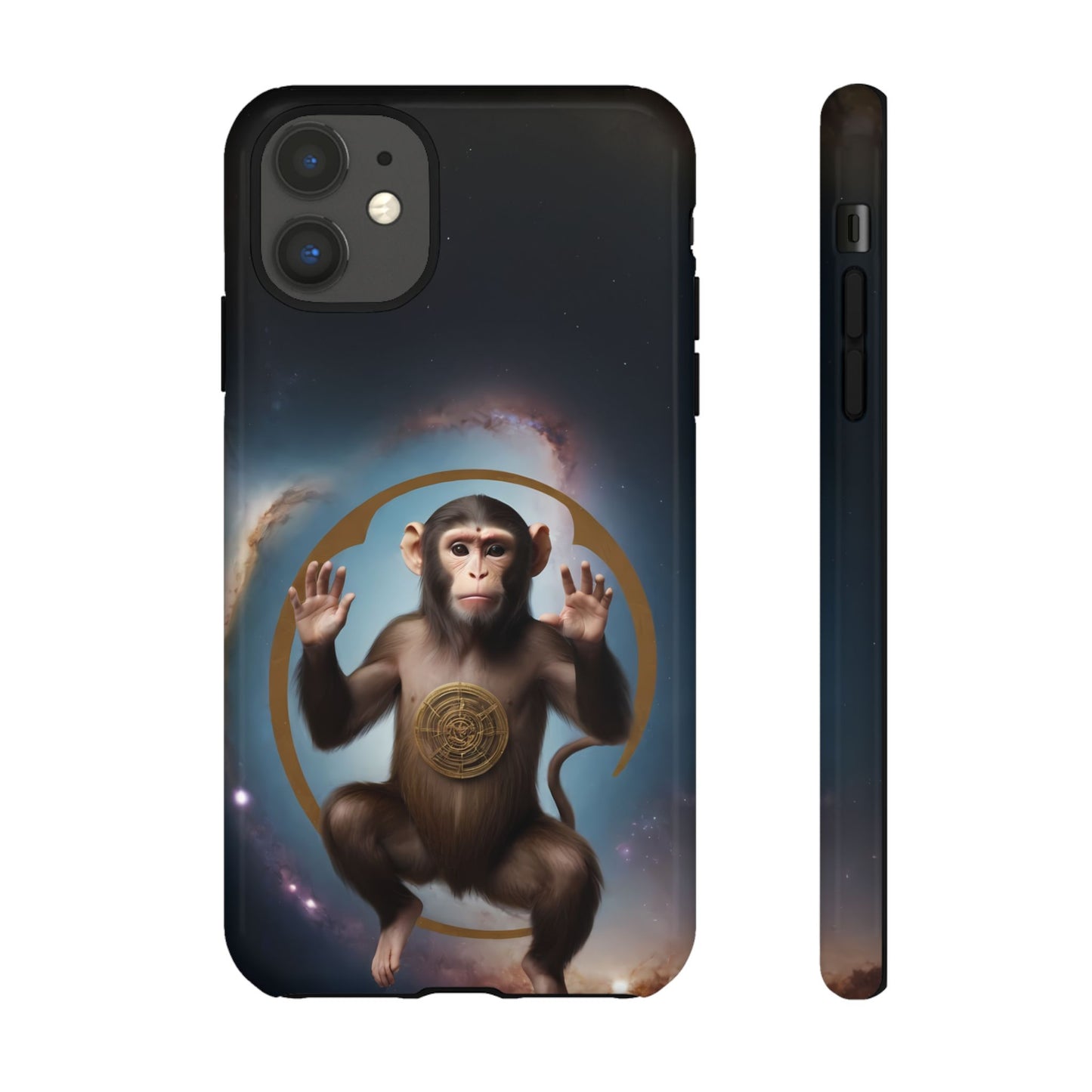 Chinese Zodiac Monkey Phone Case for iPhone 8–16 Pro Max, iPhone 8 Plus–13 Mini, iPhone XS–XS Max, iPhone 11–14 Pro Max - Designed by Thalia