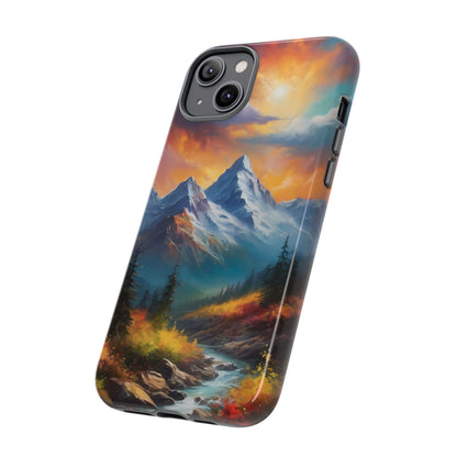 Mystic Mountains Phone Case for iPhone 8–16 Pro Max, Pixel 5–8 Pro, Galaxy S10–S24 Ultra - Designed by Thalia