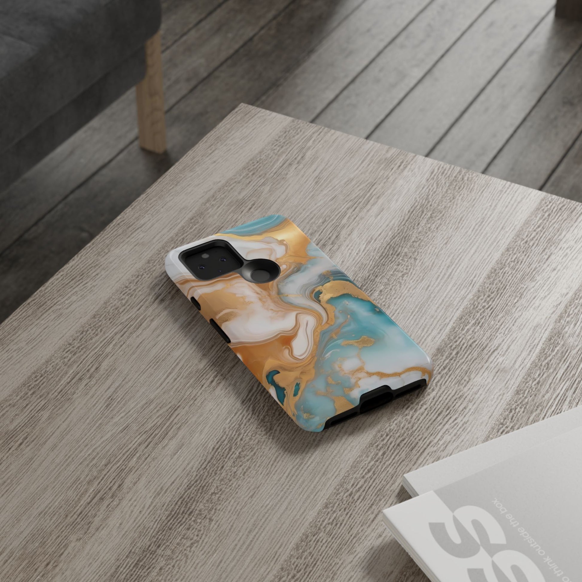 Marble Hues Phone Case for iPhone 8–16 Pro Max, Pixel 5–8 Pro, Galaxy S10–S24 Ultra - Designed by Thalia