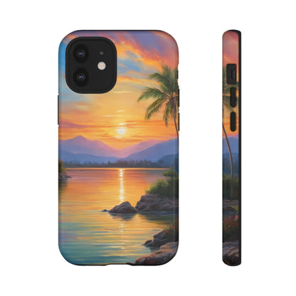 Sunset Serenade Phone Case for iPhone 8–16 Pro Max, Pixel 5–8 Pro, Galaxy S10–S24 Ultra - Designed by Thalia