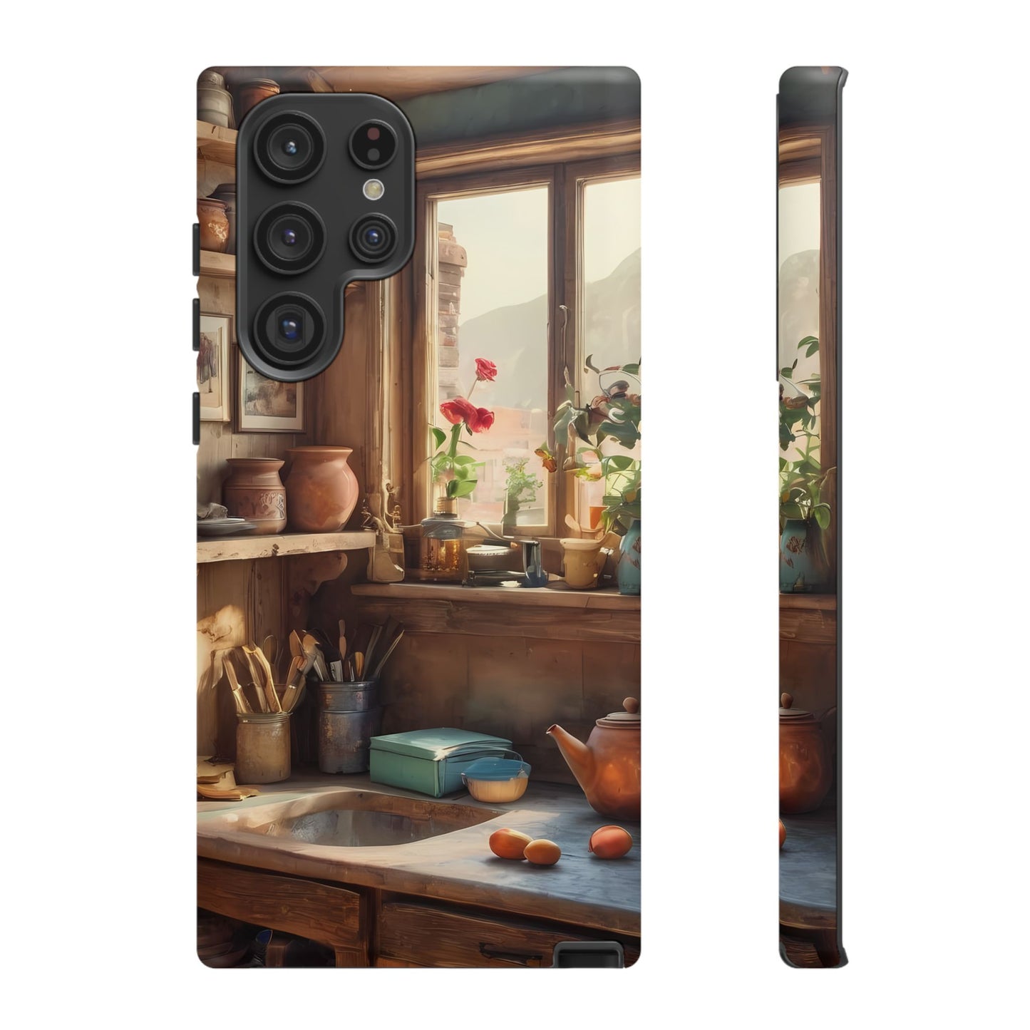 Vintage Vignettes Phone Case for iPhone 8–16 Pro Max, Pixel 5–8 Pro, Galaxy S10–S24 Ultra - Designed by Thalia