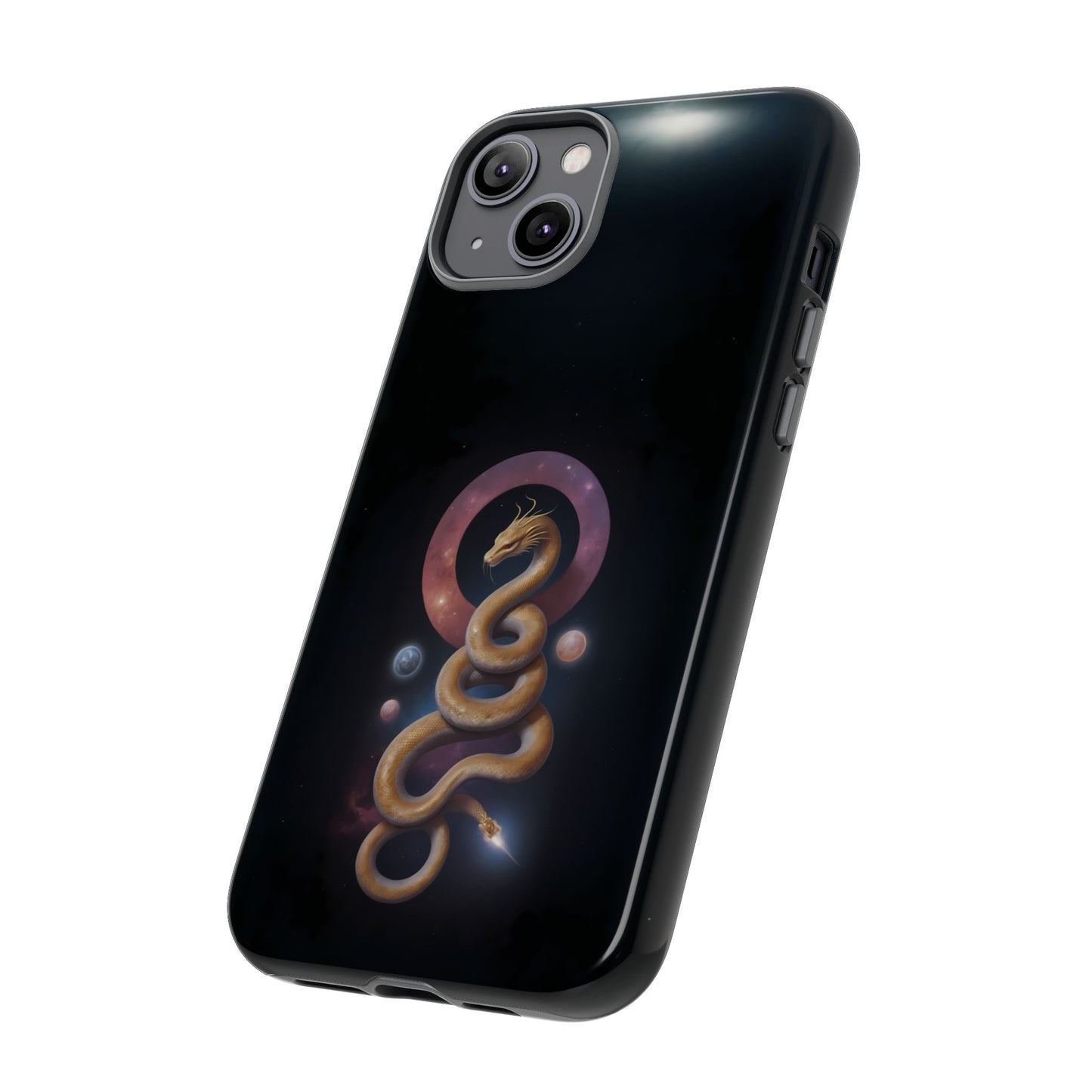 Chinese Zodiac Snake Phone Case for iPhone 8–16 Pro Max, iPhone 8 Plus–13 Mini, iPhone XS–XS Max, iPhone 11–14 Pro Max - Designed by Thalia