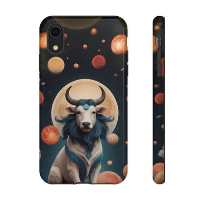 Chinese Zodiac Ox Phone Case for iPhone 8–16 Pro Max, iPhone 8 Plus–13 Mini, iPhone XS–XS Max, iPhone 11–14 Pro Max - Designed by Thalia